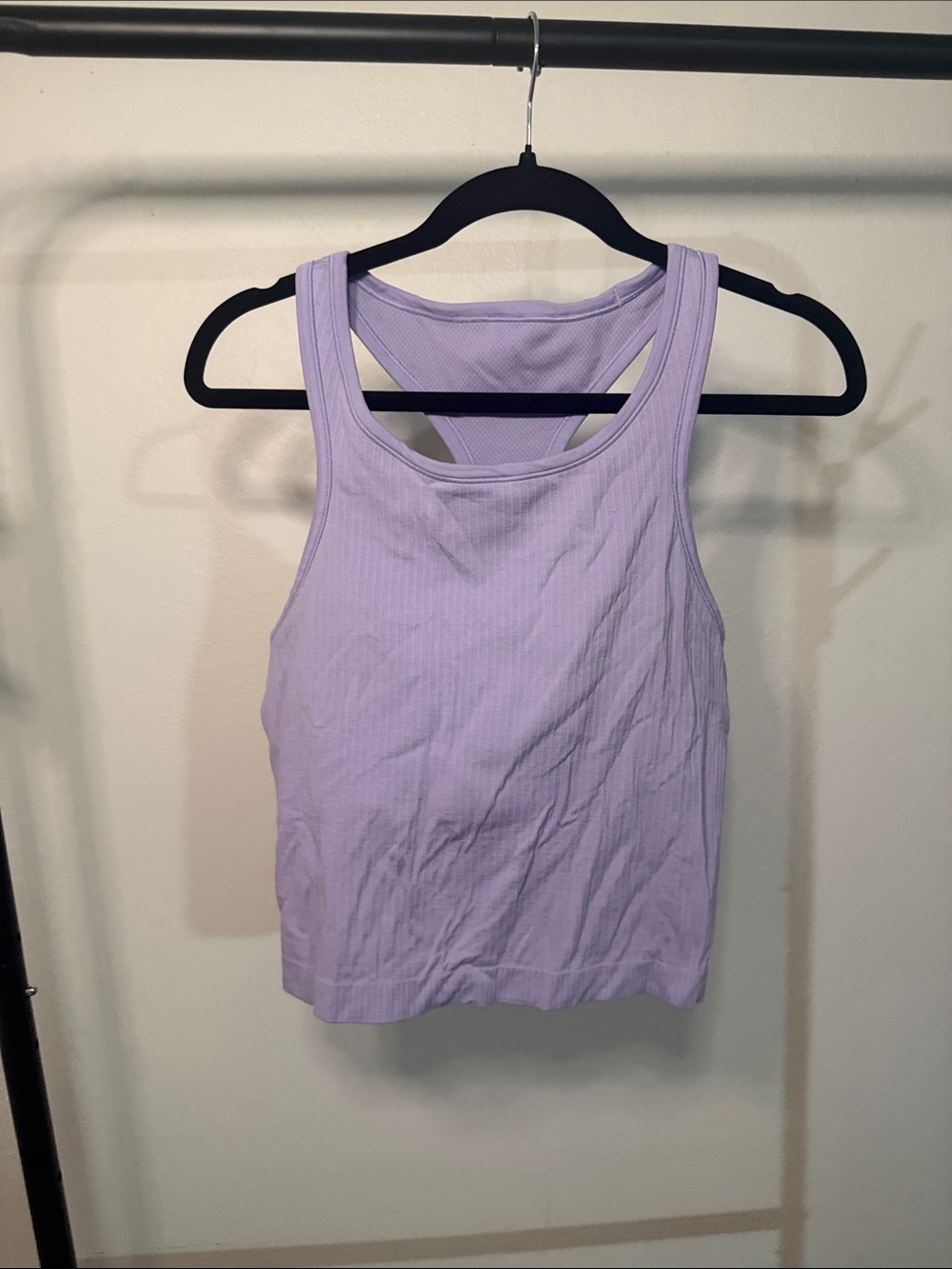 lululemon athletica Light Lavender Ribbed Racerback Tank